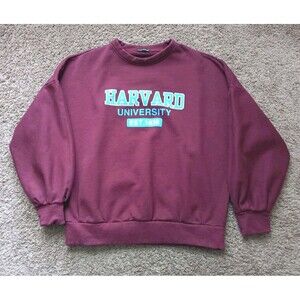 Harvard University Sweatshirt Women’s XL Burgundy Long Sleeve